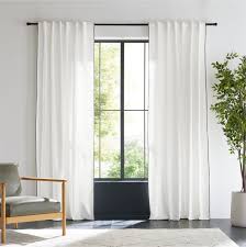 STRIP HOME DECOR Black Curtain